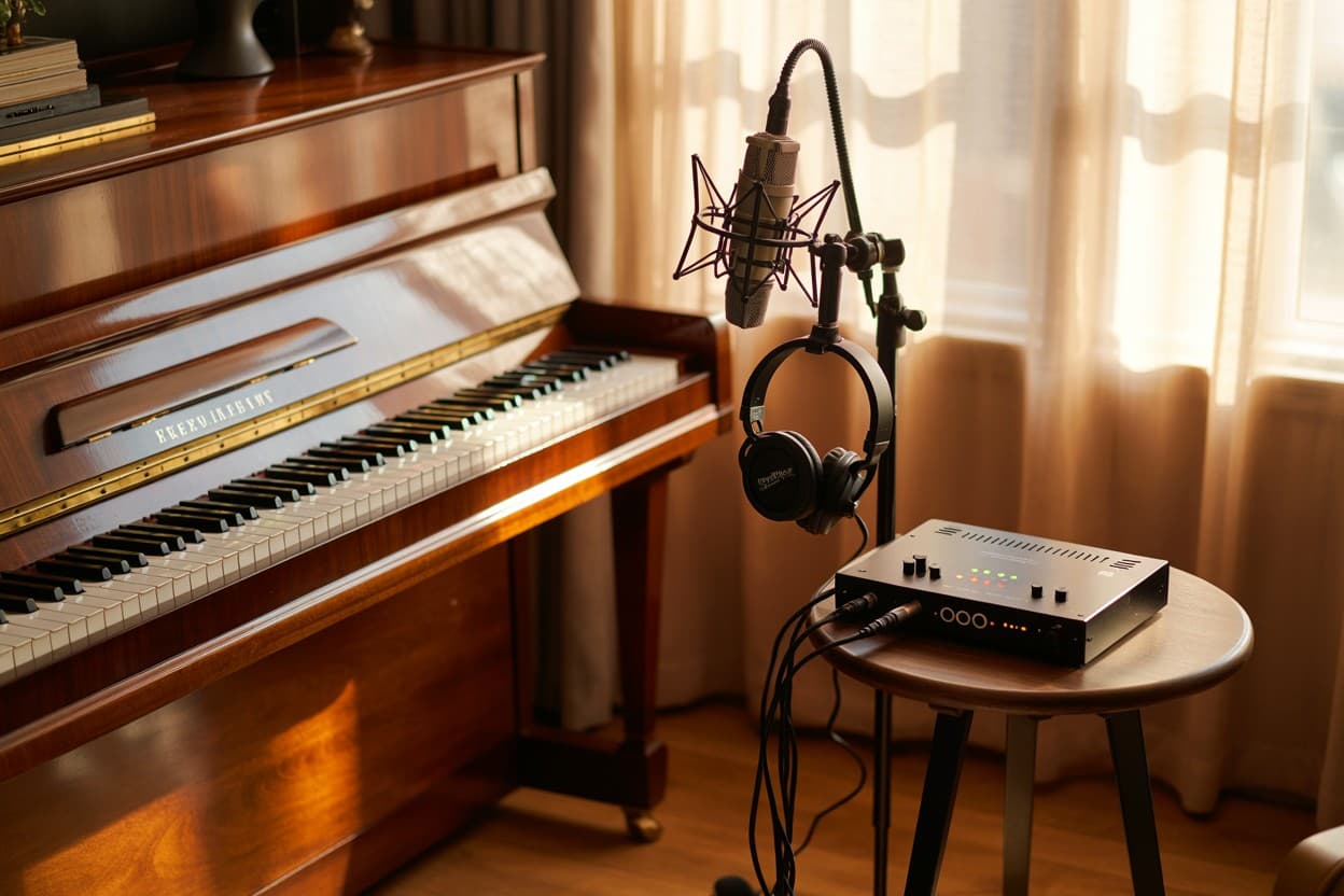 Enregistrer son piano chez soi : le guide pas à pas