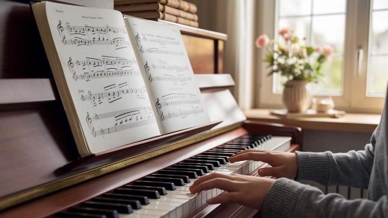Morceaux de piano faciles : 14 pièces pour débuter, avec leurs partitions