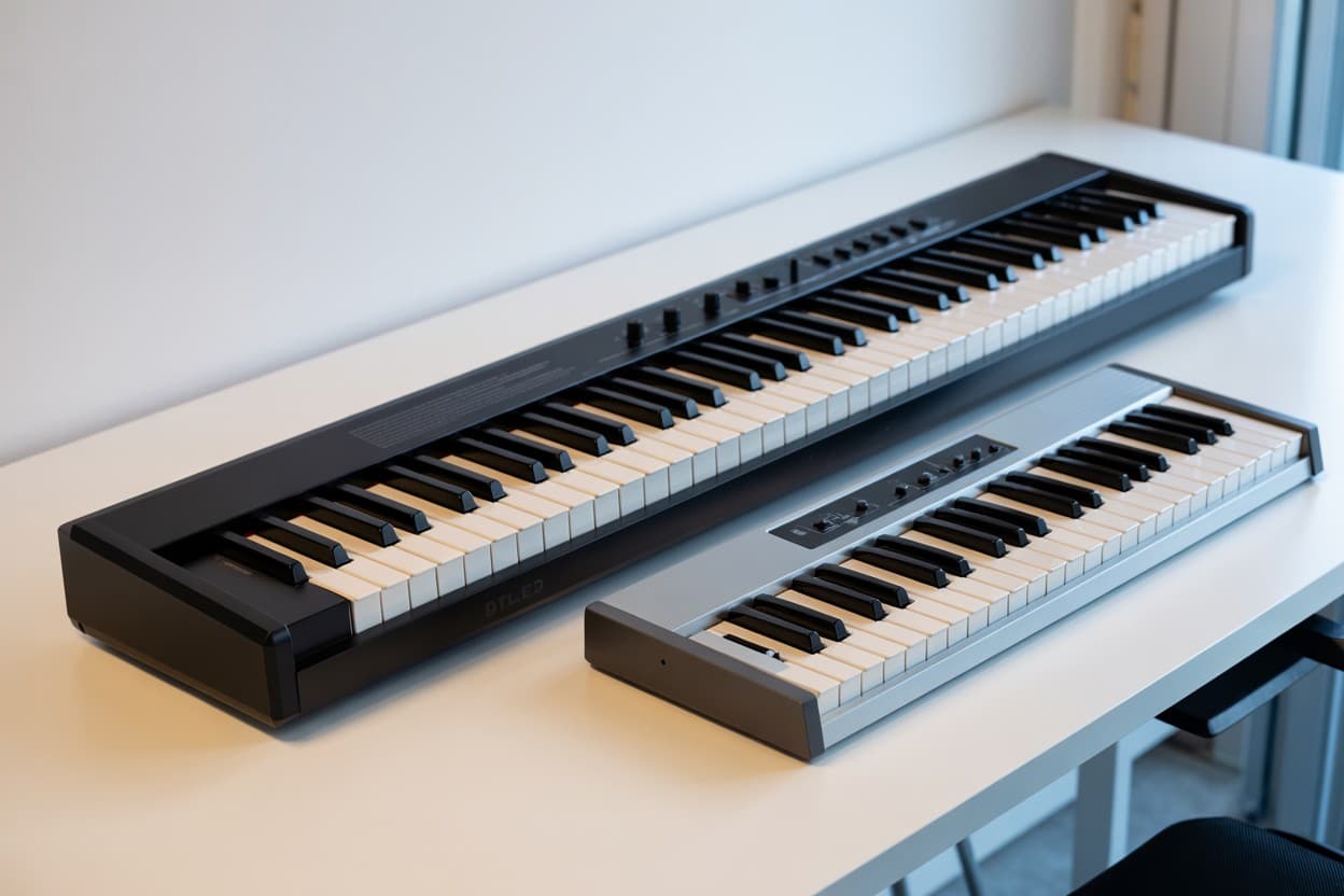 Piano 88 ou 61 touches : Comment choisir le bon clavier ?