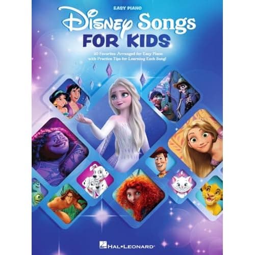 Disney Songs for Kids, 20 chansons Disney en piano facile pour enfants