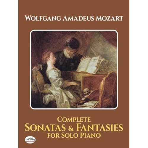 Sonates et fantaisies pour piano de Mozart, édition Dover