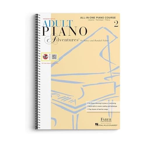 Adult Piano Adventures livre 2, méthode tout-en-un pour adultes