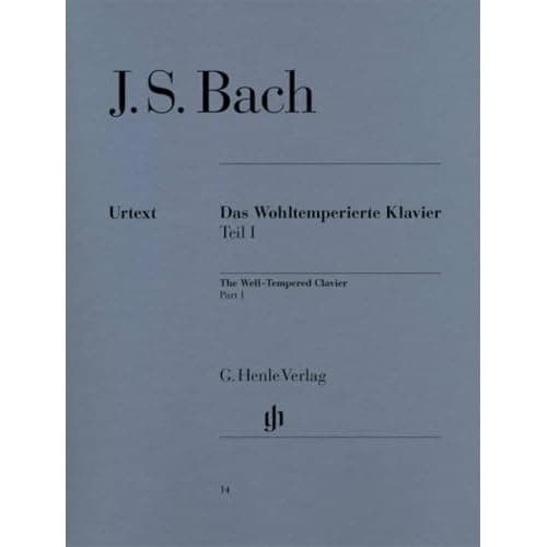 Clavier bien tempéré de Bach livre 1 BWV 846-869, édition Henle