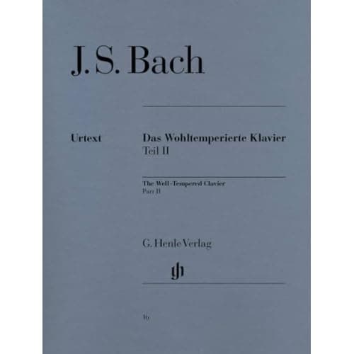 Le Clavier bien tempéré, livre II BWV 870-893 de Bach, édition Henle