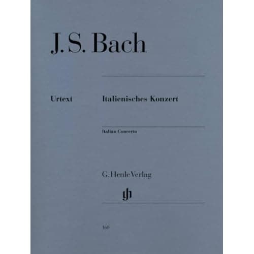 Concerto italien BWV 971 de Bach pour piano, édition Henle