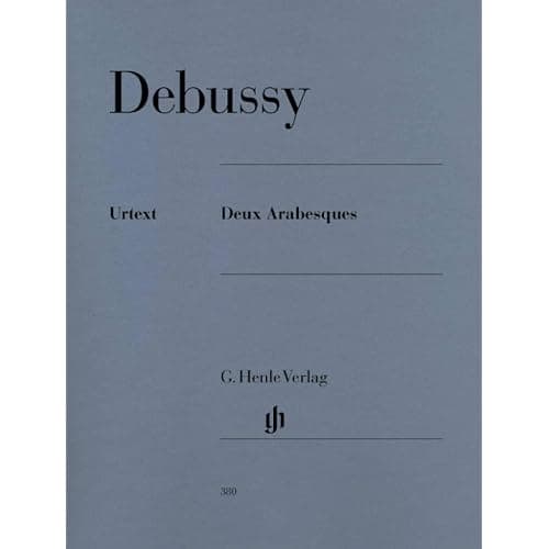 Deux Arabesques de Debussy pour piano, édition Henle