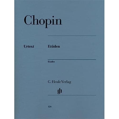 Études de Chopin op. 10, op. 25 et Nouvelles Études, édition Henle