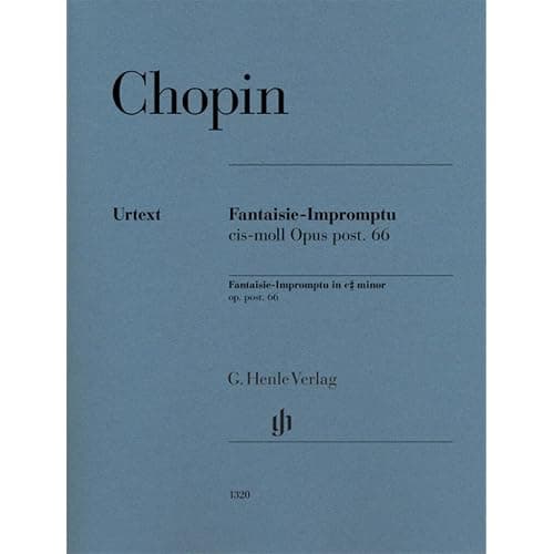 Chopin, Fantaisie-Impromptu op. 66 en do dièse mineur, urtext Henle