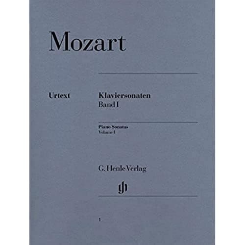 Sonates pour piano de Mozart volume 1, KV 279 à 311, édition Henle