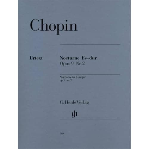 Nocturne op. 9 n° 2 en mi bémol majeur de Chopin, partition Henle