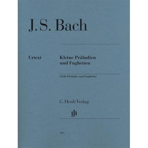 Petits Préludes et Fugues de Bach pour piano, édition Henle