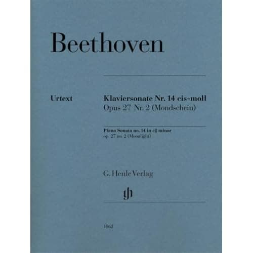 Beethoven, Sonate n° 14 op. 27 n° 2 « Clair de lune », édition Henle