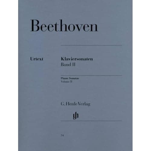 Sonates pour piano de Beethoven volume 2, édition Henle