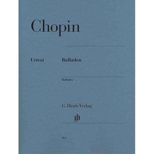 Ballades de Chopin pour piano, édition urtext Henle révisée