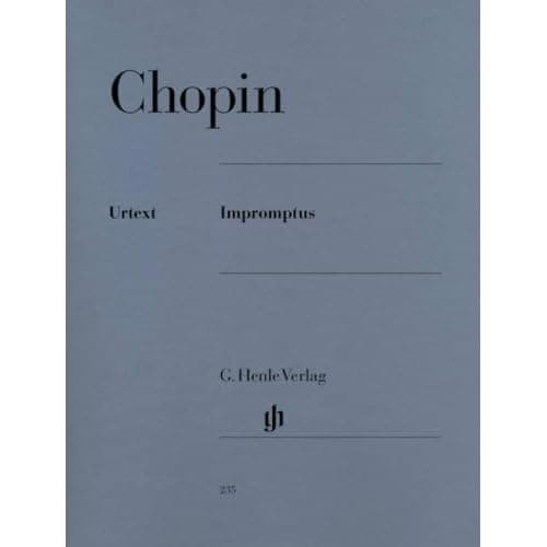 Impromptus de Chopin avec la Fantaisie-Impromptu, partition Henle