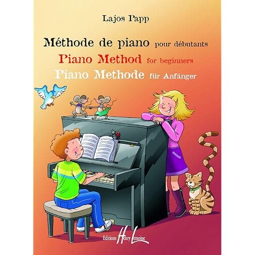 Méthode de piano pour débutants, éditions Lemoine (édition trilingue)