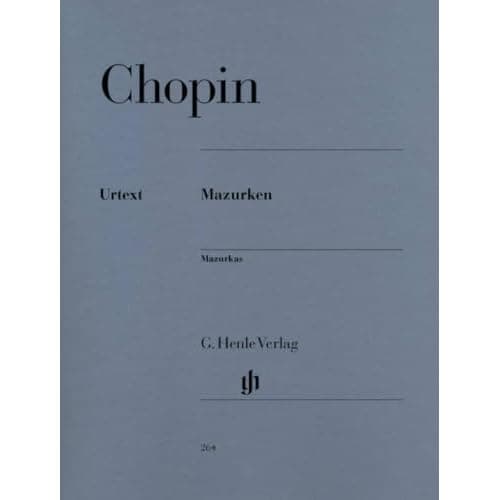 Chopin, Mazurkas pour piano, recueil broché Henle de 178 pages