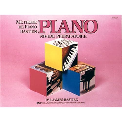 Méthode de piano Bastien, niveau préparatoire pour débutants