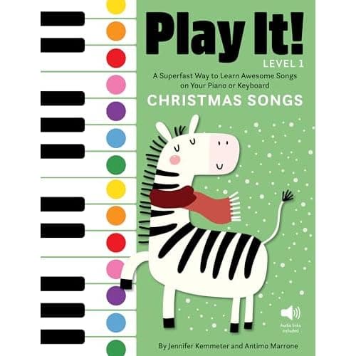 Play It! Christmas Songs, chansons de Noël au piano pour enfants dès 5 ans