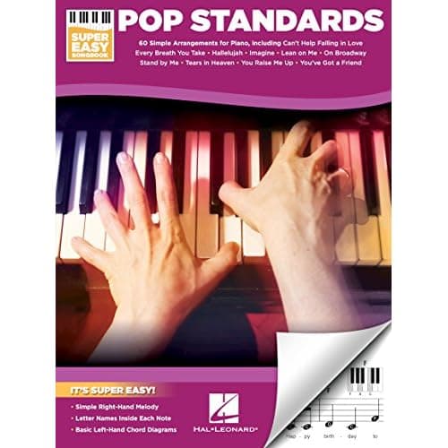 Pop Standards Super Easy Songbook, 60 chansons pop en piano très facile