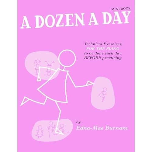 A Dozen a Day Mini Book, exercices techniques de piano pour enfants